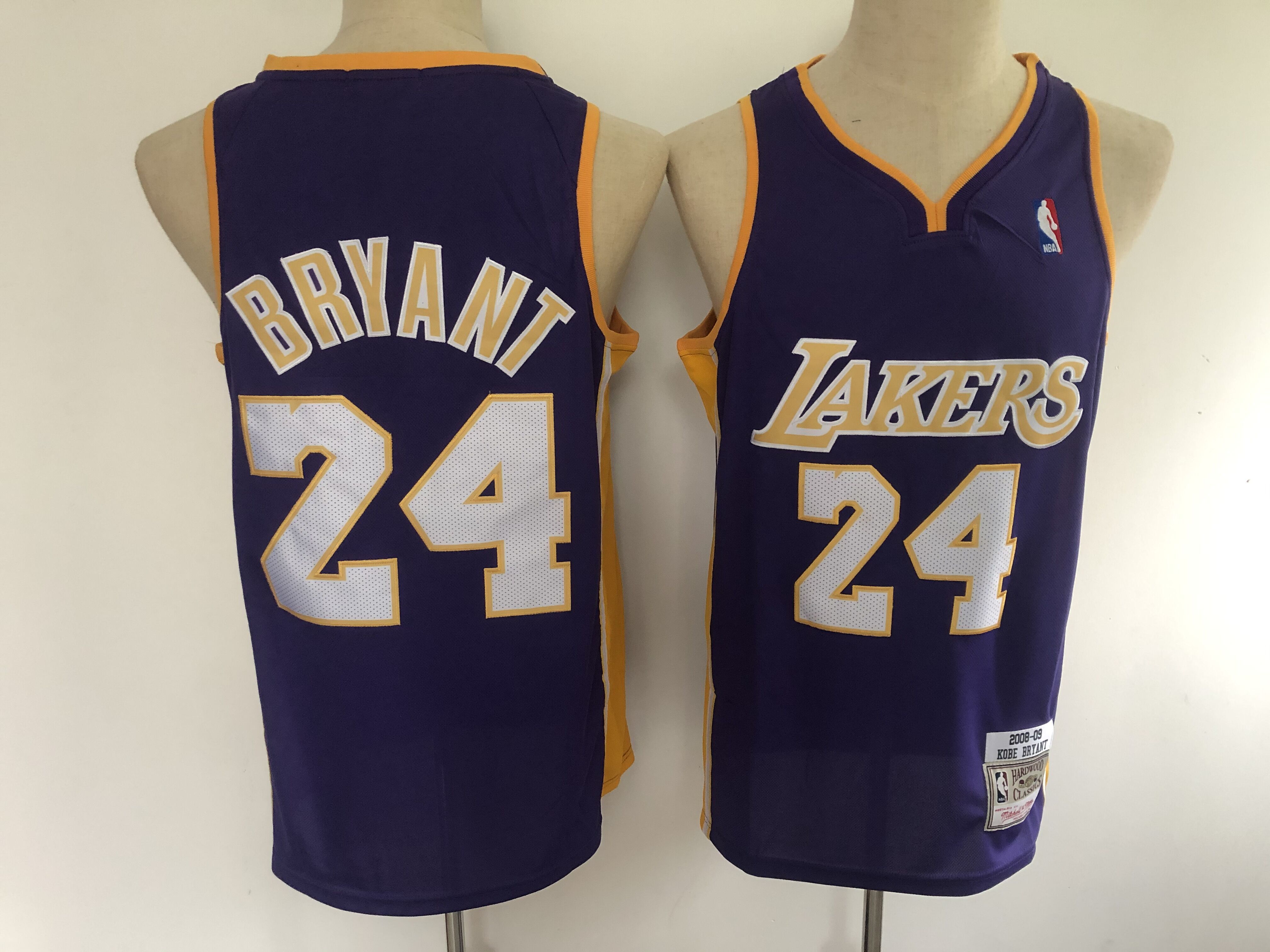 2020 Men Los Angeles Lakers 24 Bryant Purple Game Nike NBA Jerseys style 3